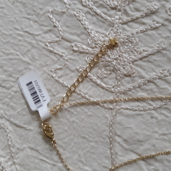 Gold Plated & Freshwater Pearl Necklace - Still Has Tags - Picture 3 of 5